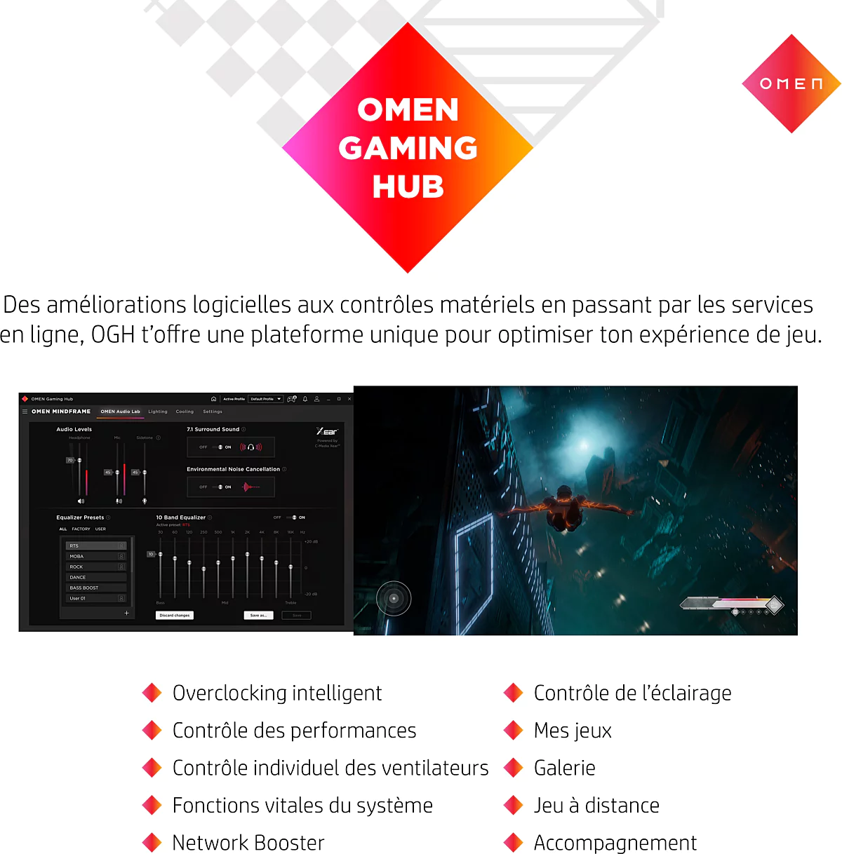 PC Fixe Gamer HP Omen GT22-0459nf / Intel Core i7-12700K / 32Go RAM DDR4 / 1To SSD / RTX 3070Ti / Windows – Image 5