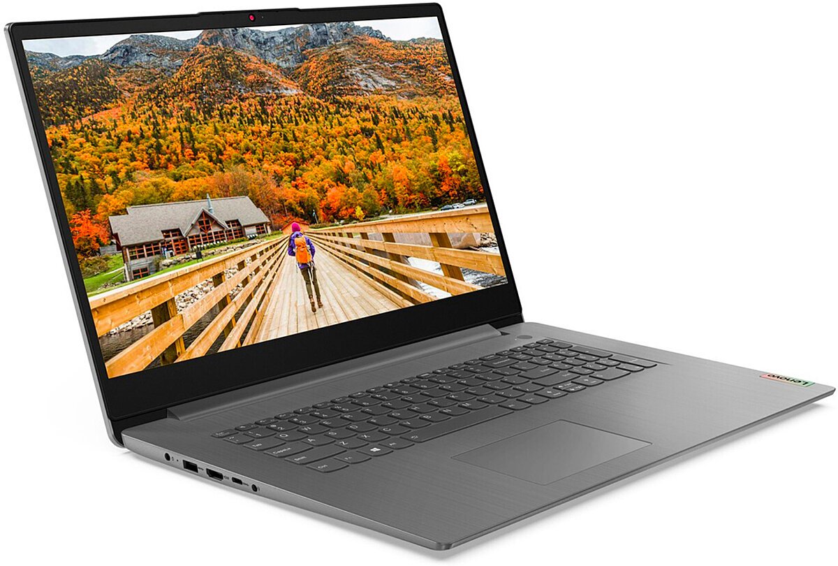 LENOVO - PC portable 17.3'' HD+ - AMD Ryzen 5 5625U - 16Go - 512Go SSD - HDMI - Windows 11 Pro - Clavier