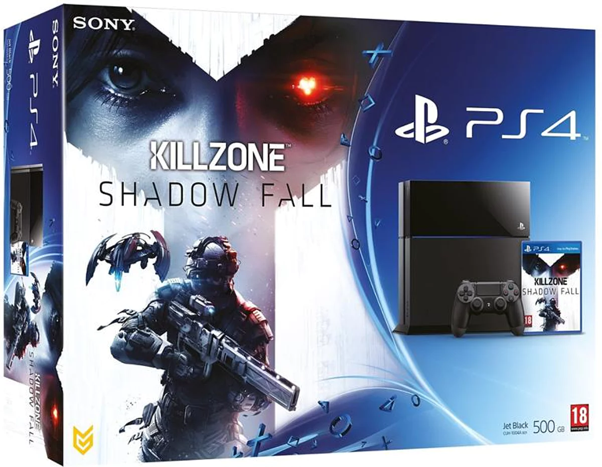 pack PS4 noire (500 Go), killzone : shadow fall (PS4)