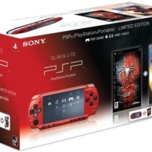 console playstation portable slim & lite rouge - pack spider-man 3 (jeu + umd) (PSP)