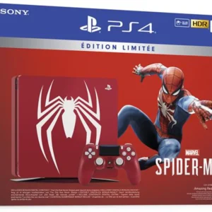 PS4 slim 1 To F marvel's spider-man limited edition + marvel's spider-man standard edition (PS4)