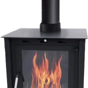 SOLARIS Poêle à bois à accumulation 8,8 - 12 kW - bûches de 45 cm - rendement élevé