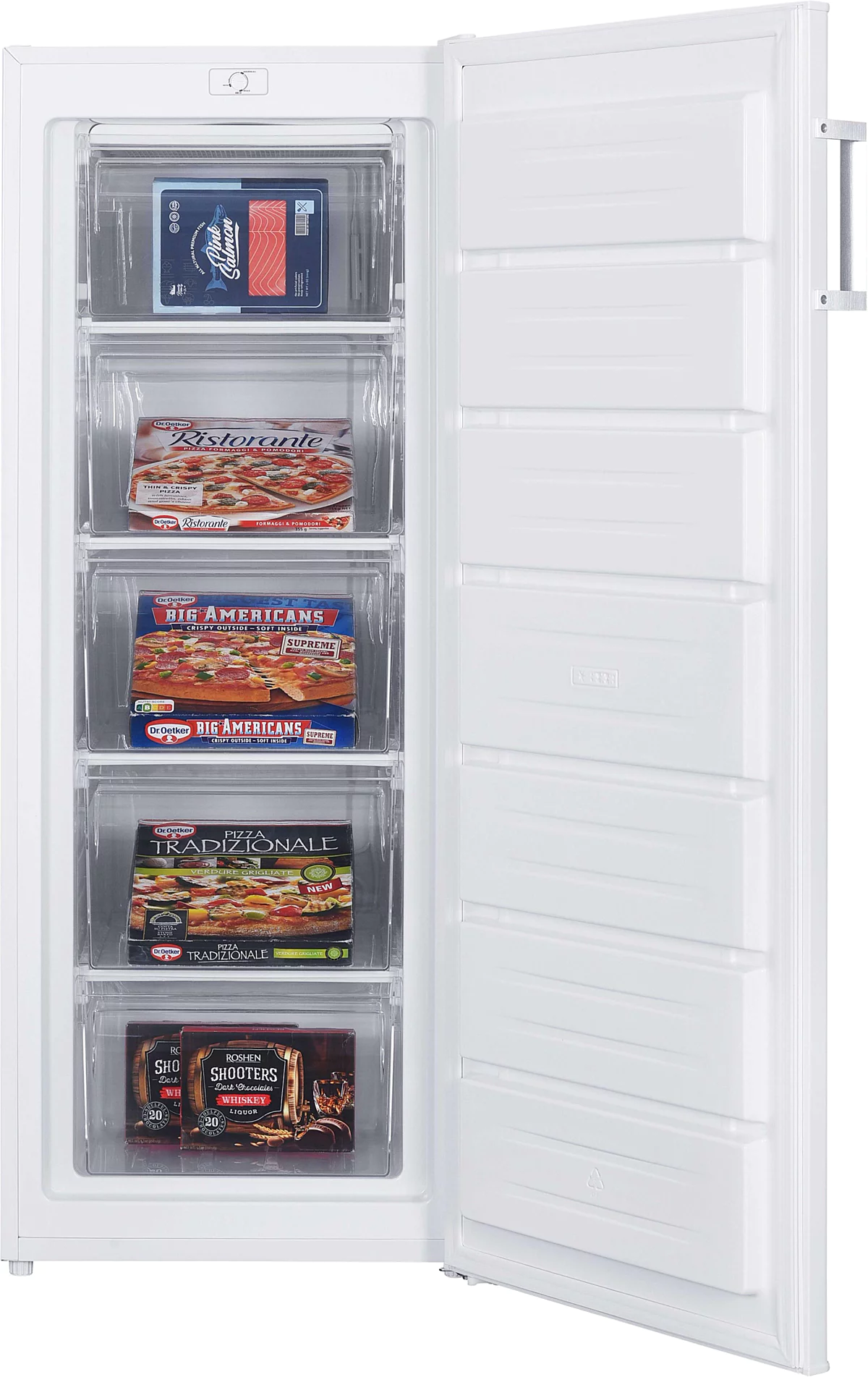 Schneider SCCA163-WE - Congélateur armoire 168L Blanc – Image 4