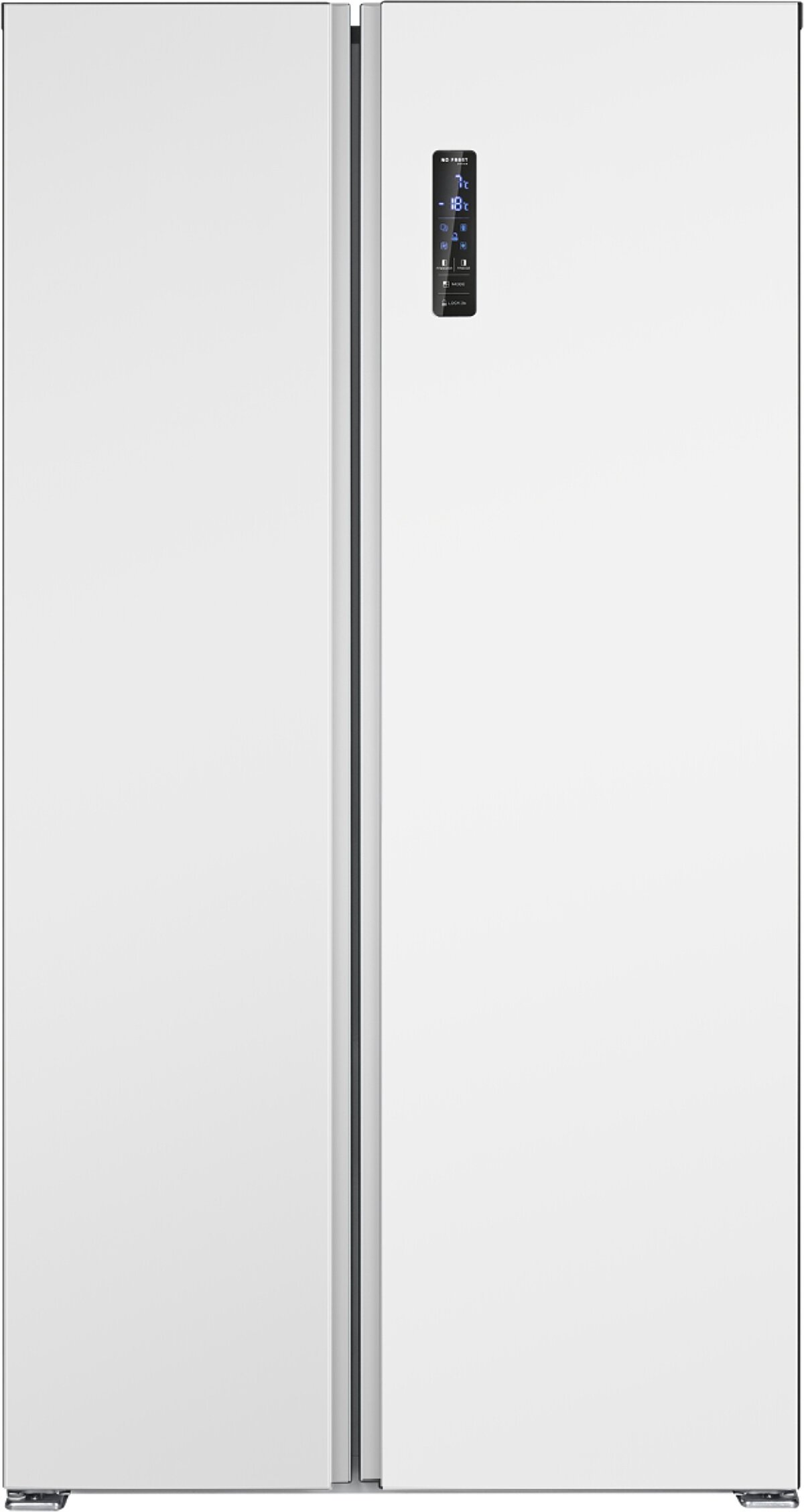 Bomann 7344 frigo américain Pose libre 442 L E Blanc