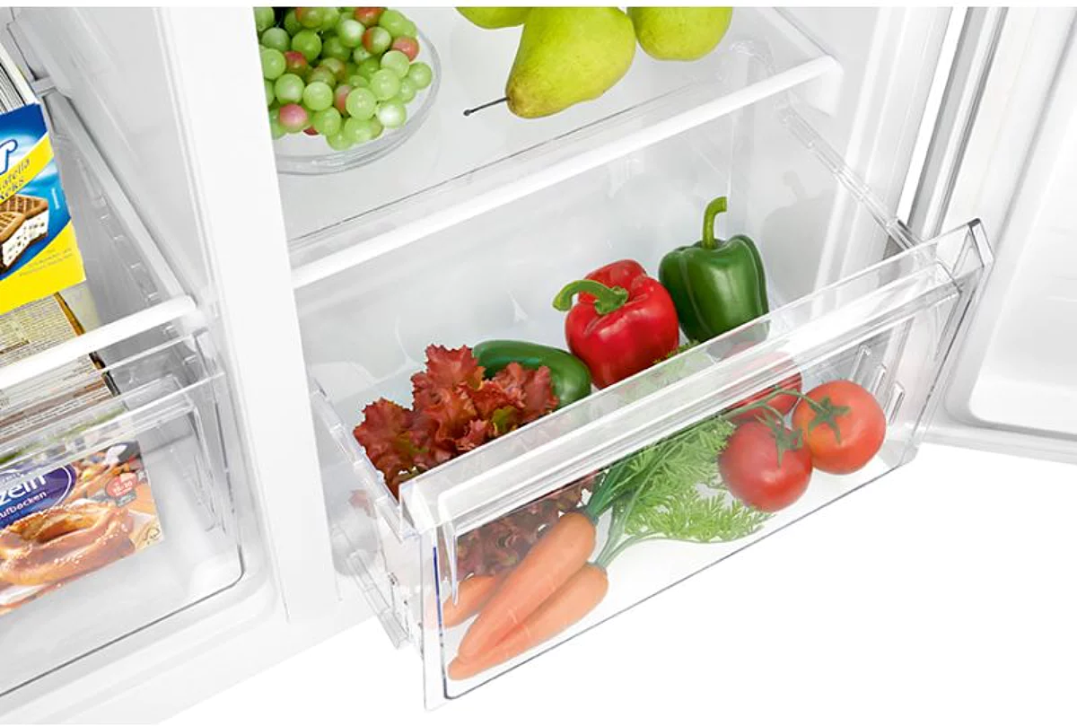 Bomann 7344 frigo américain Pose libre 442 L E Blanc – Image 5