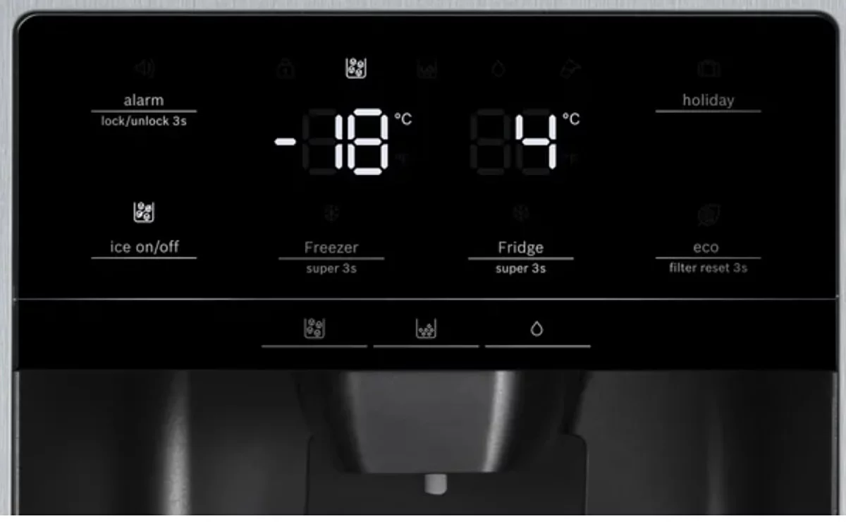 Réfrigérateur américain 91cm 562l nofrost série 6 - KAD93AIDP - bosch – Image 4