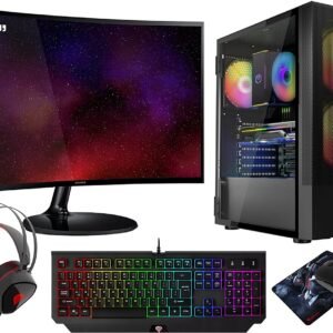 VIST PC Gaming Ryzen 7 5700G - RAM 32Go - RX VEGA8 - SSD 1To M.2 - WIFI - LCD 27 - Windows 11 Pro