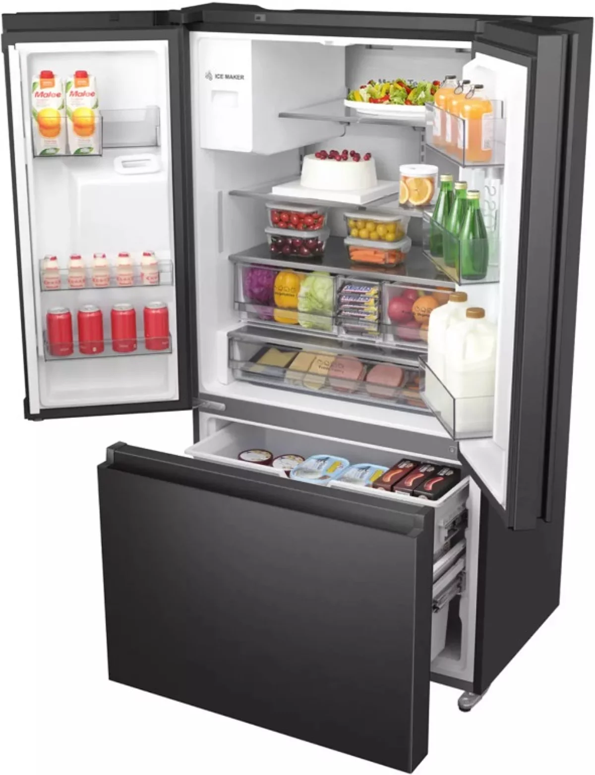 Réfrigérateur américain 91.4cm 612l ventilé - RF793N4SAFE - hisense – Image 3