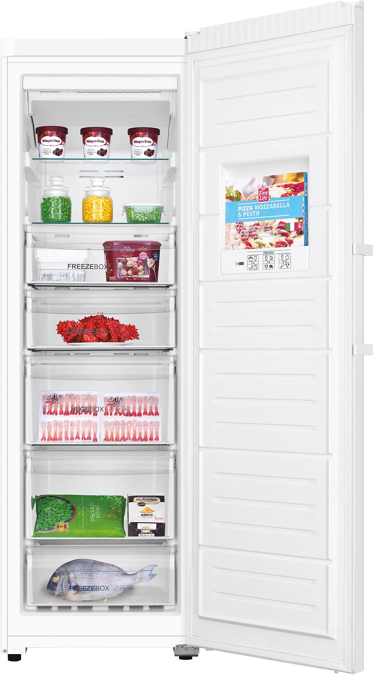 Haier H2F-255WSAA Congélateur vertical Pose libre 262 L Blanc – Image 2