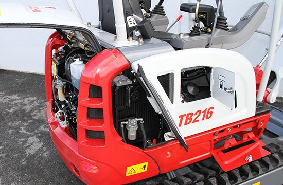 Mini-pelle Takeuchi TB216 – 20h – Image 4