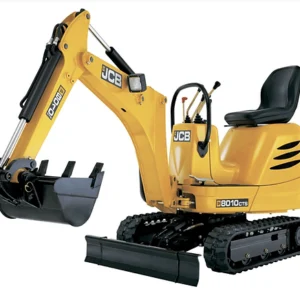 Mini-pelle JCB 8010 CTS – 12h d'utilisation – Accessoires inclus