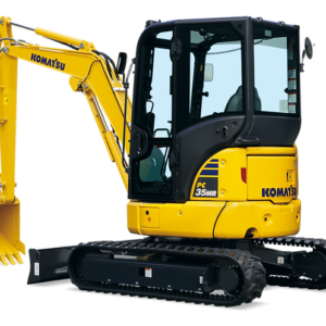 Komatsu PC35MR-5 – 14h d’utilisation | Accessoires inclus