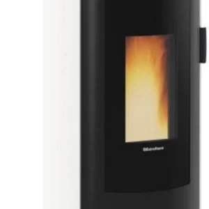 Poêle à granulés de bois 8kw blanc - amikablanc - nordica extraflame