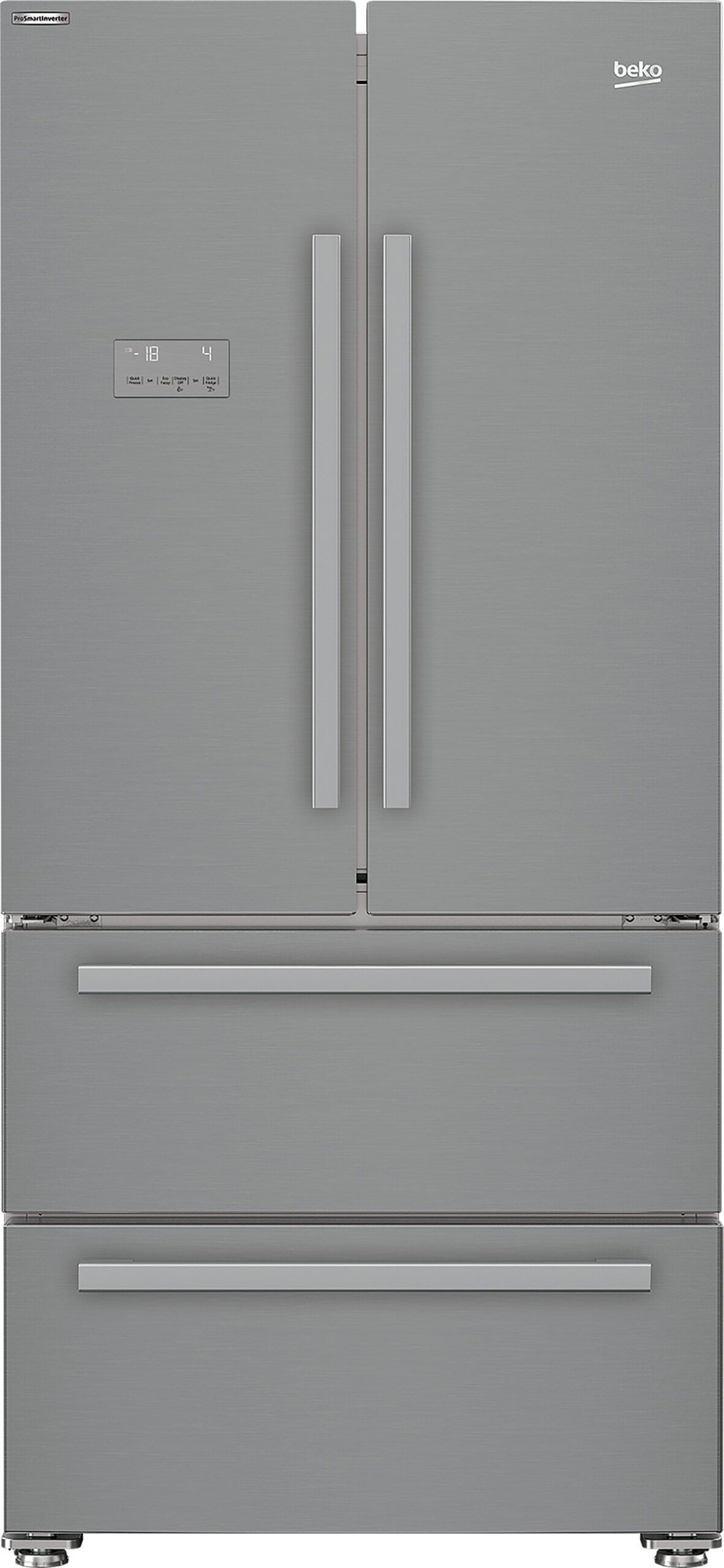 Beko GNE6049XPN frigo américain Pose libre 539 L E Acier inoxydable