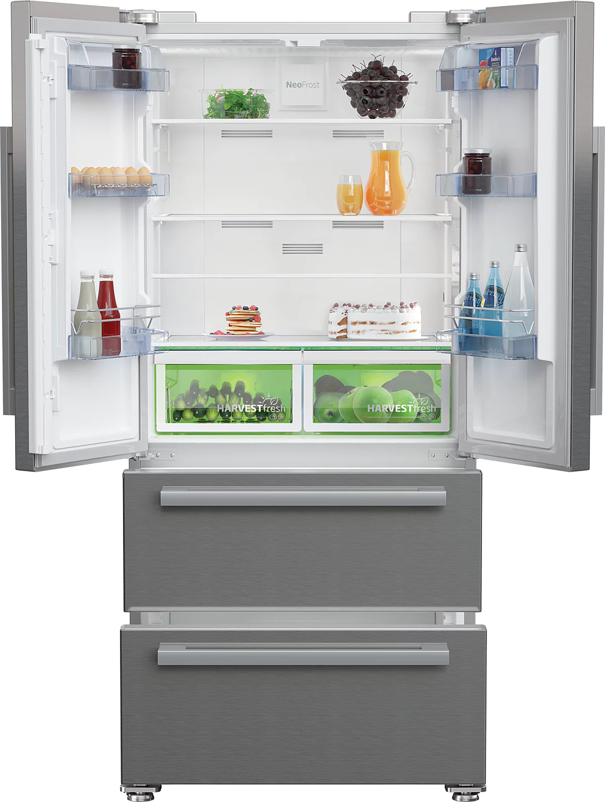 Beko GNE6049XPN frigo américain Pose libre 539 L E Acier inoxydable – Image 2