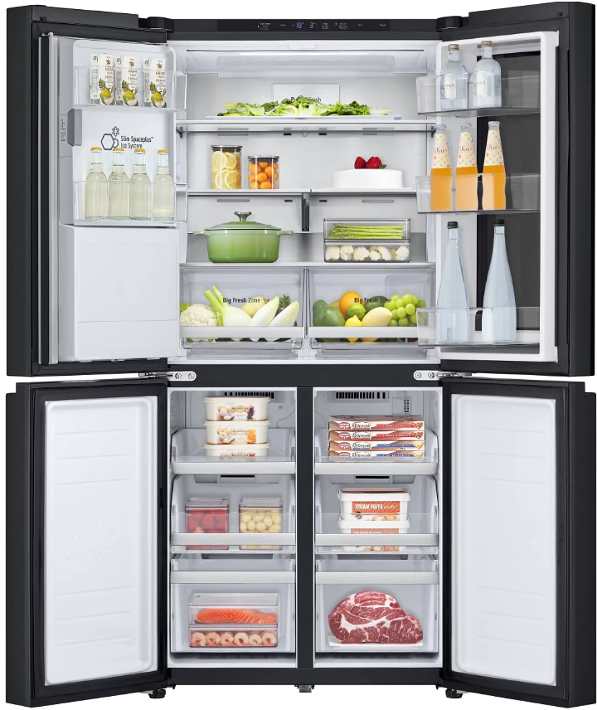 Réfrigérateur Américain 84cm 508l nofrost - GMG860EPBE - lg – Image 3