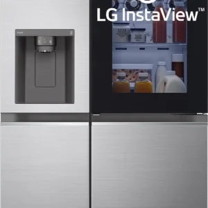 LG InstaView GSXV80PZLE frigo américain Pose libre 635 L E Argent