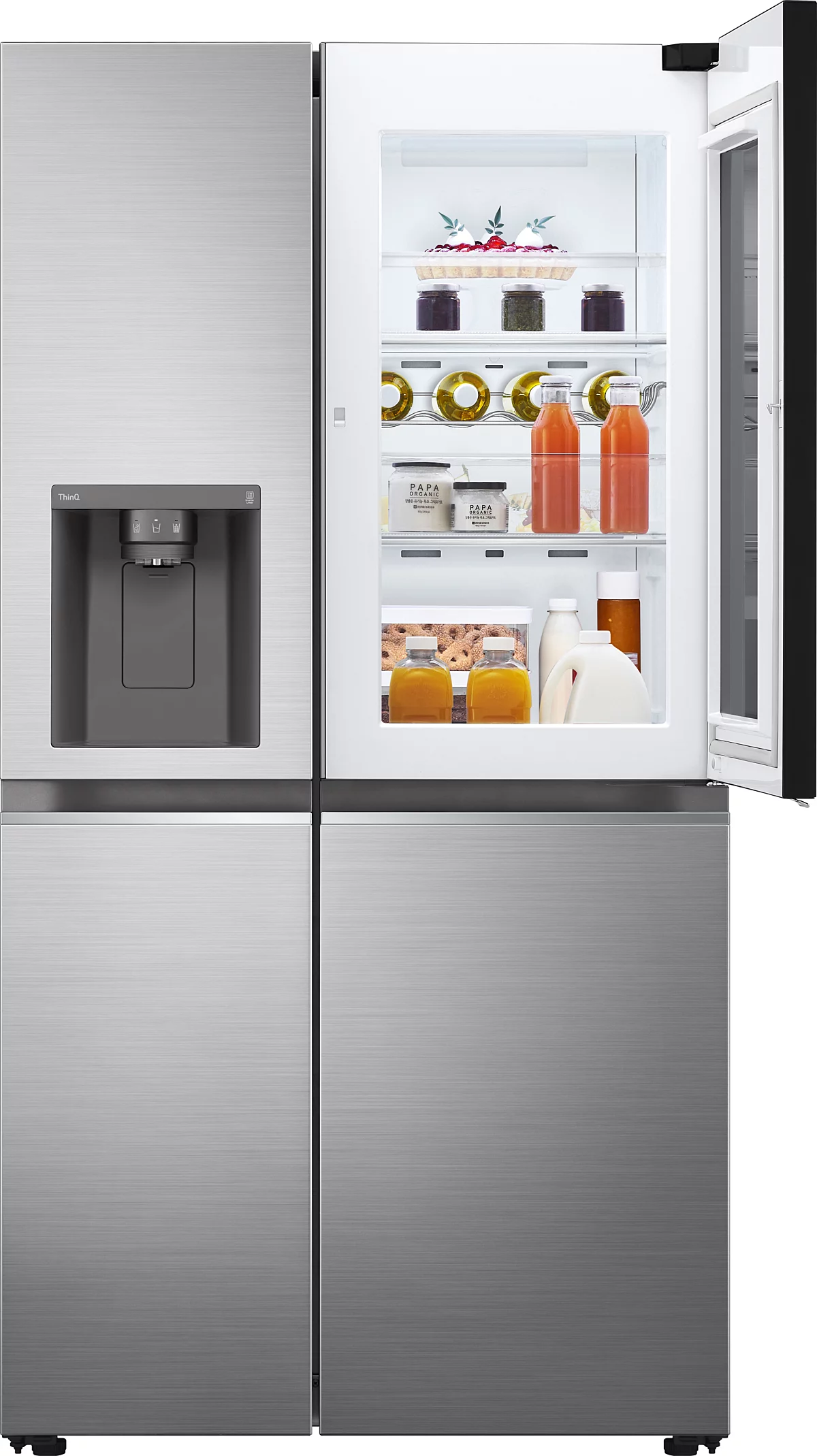 LG InstaView GSXV80PZLE frigo américain Pose libre 635 L E Argent – Image 4