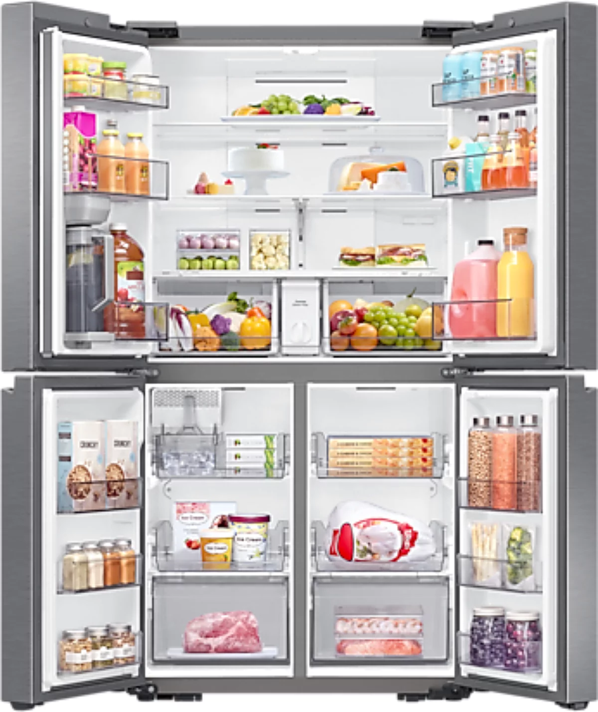 Samsung RF59C701ES9/EF frigo américain Pose libre 649 L E Acier inoxydable – Image 3