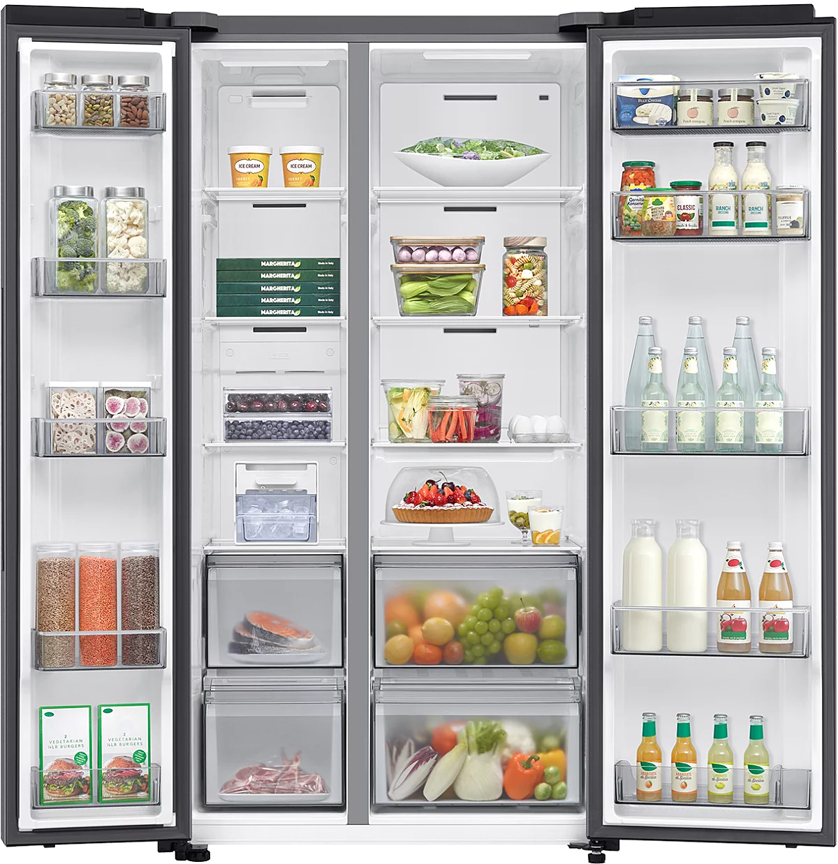 Samsung Series 7 RS70F65QET frigo américain Pose libre 659 L E Acier inoxydable – Image 2