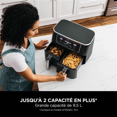 Ninja Foodi MAX Dual Zone AF400EU – Friteuse sans huile 9,5L (2470 W) – Image 4