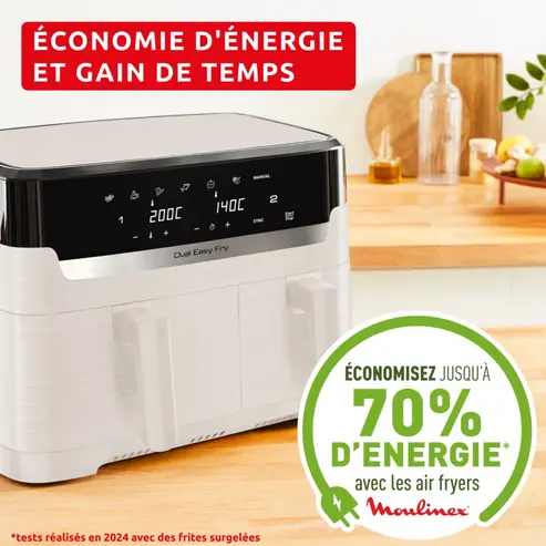 Dual Easy Fry XXL – 10,5L (Édition Ivoire) – Image 3