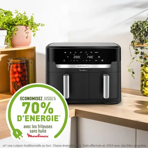 Easy Fry Dual XXL – 11L (Noir) – Image 2