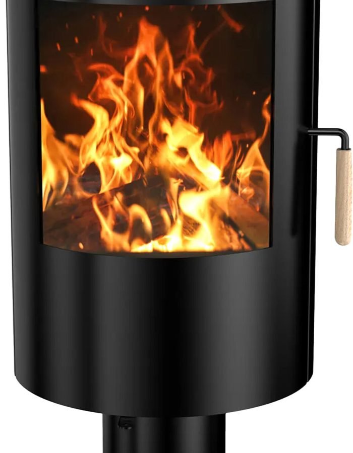 Poêle à Bois Oscar avec Pied 8,2 kW Sannover